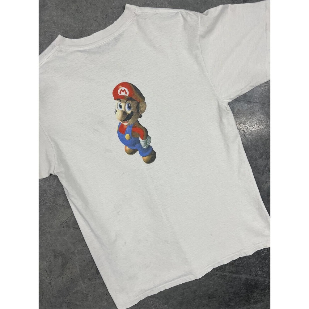 Super Mario Nintendo 64 Vintage 90s Video Game Promo Graphic T-Shirt